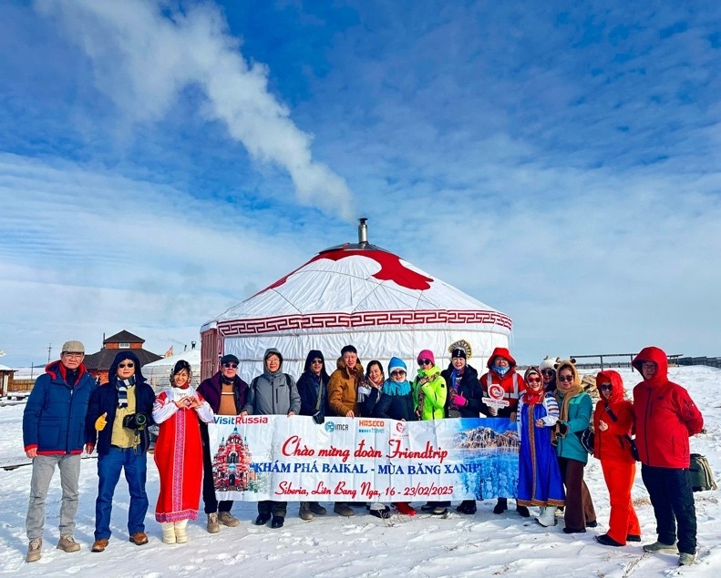 KHÁM PHÁ HỒ BAIKAL MÙA BĂNG XANH 2026